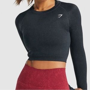 Adapt Fleck Seamless long sleeve crop top Gymshark